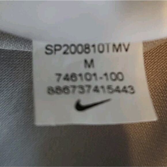 Men's Nike Dri-Fit Golf Shirt 2020 Ryder Cup Gray & White Polo - Medium - Picture 7 of 7